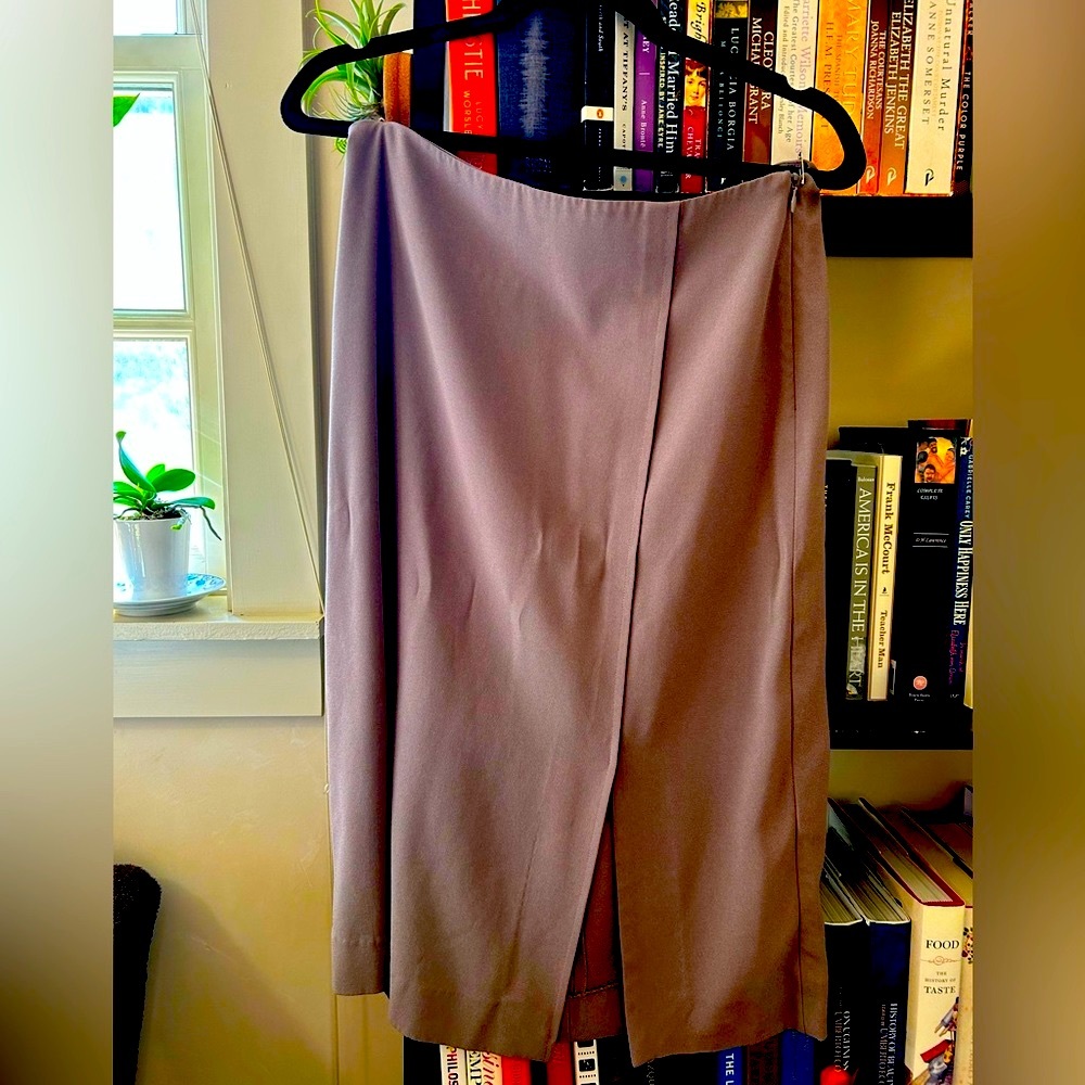 Size 10 Dove Grey The Mullberry Skirt by MM La Fleur - Picture 5 of 8